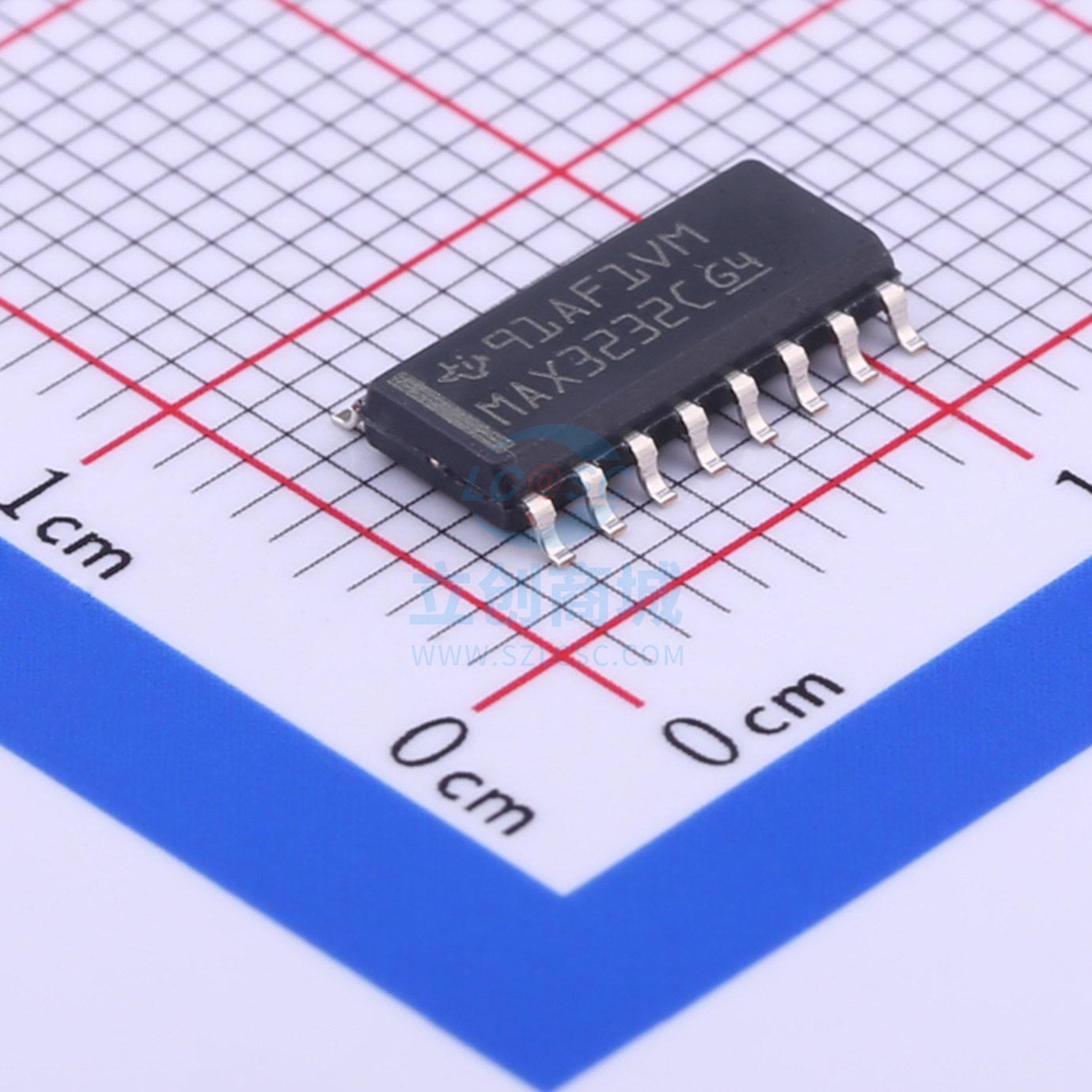 RS232芯片 MAX3232CDR SOP-16_150mil TI()