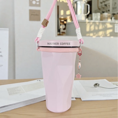 适配Manner水杯杯套保温杯通用手提绳儿童水杯杯套咖啡杯手提挂绳