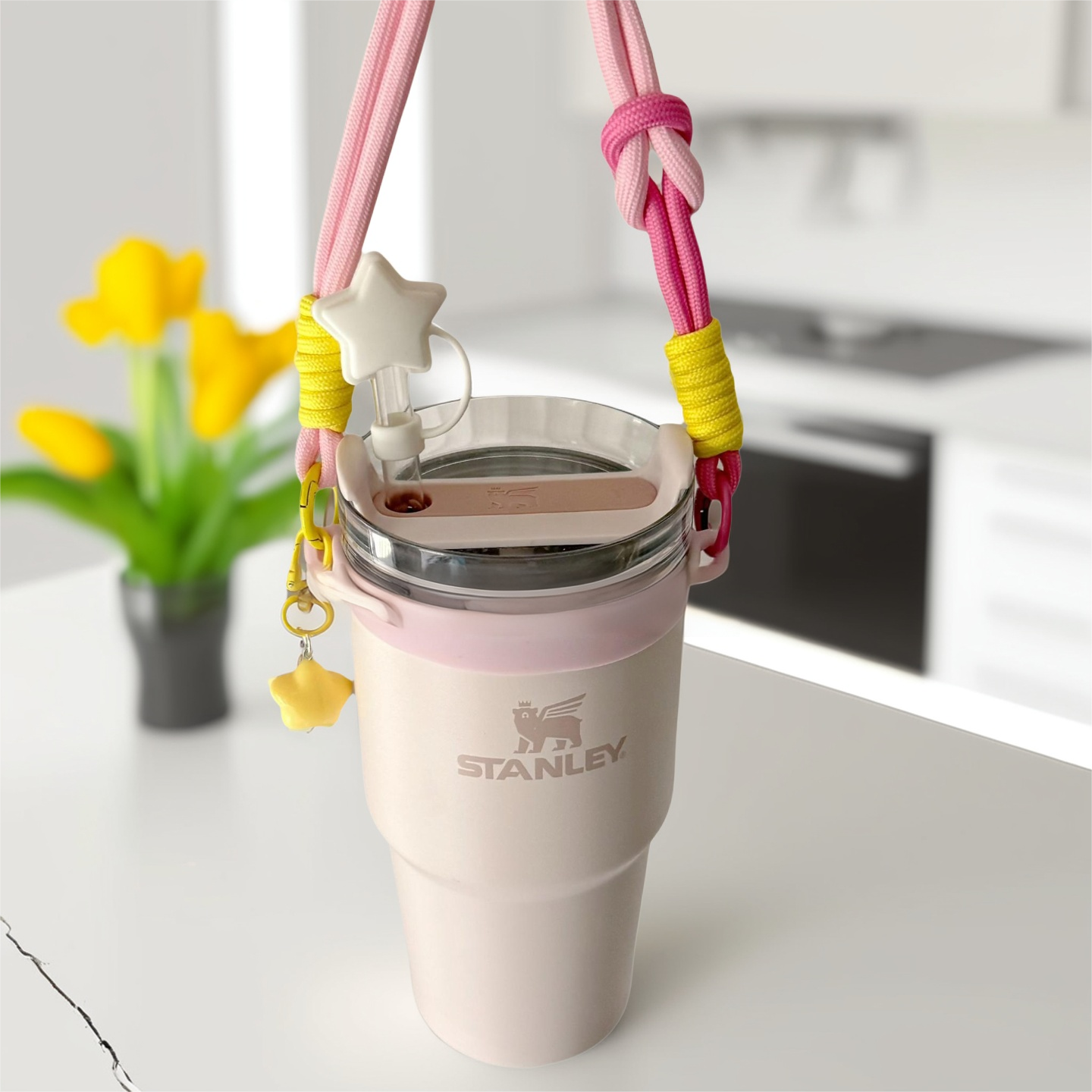 通用咖啡杯手提绳装饰配件