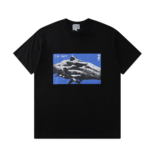 CAVEMPT日系复古握手印花图案CAV EMPT CE短袖男女情侣T恤宽松tee