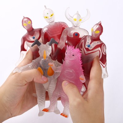 奥特曼变色软胶拉拉乐人偶