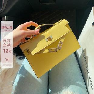 头层牛皮高级感一代小方包女2026新款 手拎包真皮百搭单肩斜挎包包