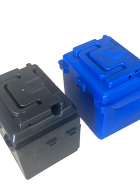厂家直销电动车电池壳分体盒48v24v20A铅酸塑料壳三轮电池电瓶箱