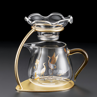 公道杯玻璃高档带茶漏滤茶器一体2025新款高硼硅茶海高端高级分茶