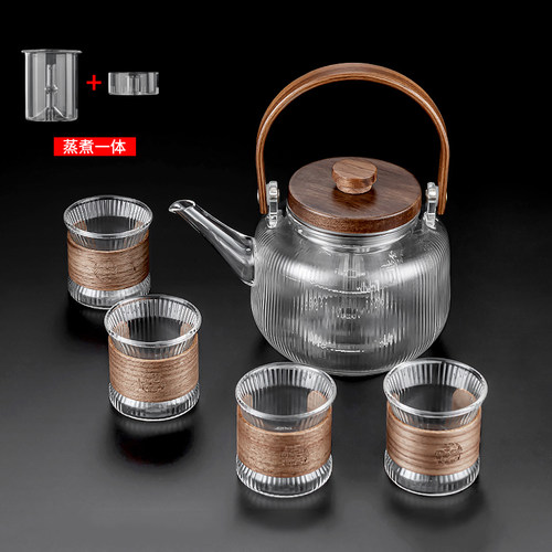 玻璃壶耐高温煮茶大容量蒸煮茶壶