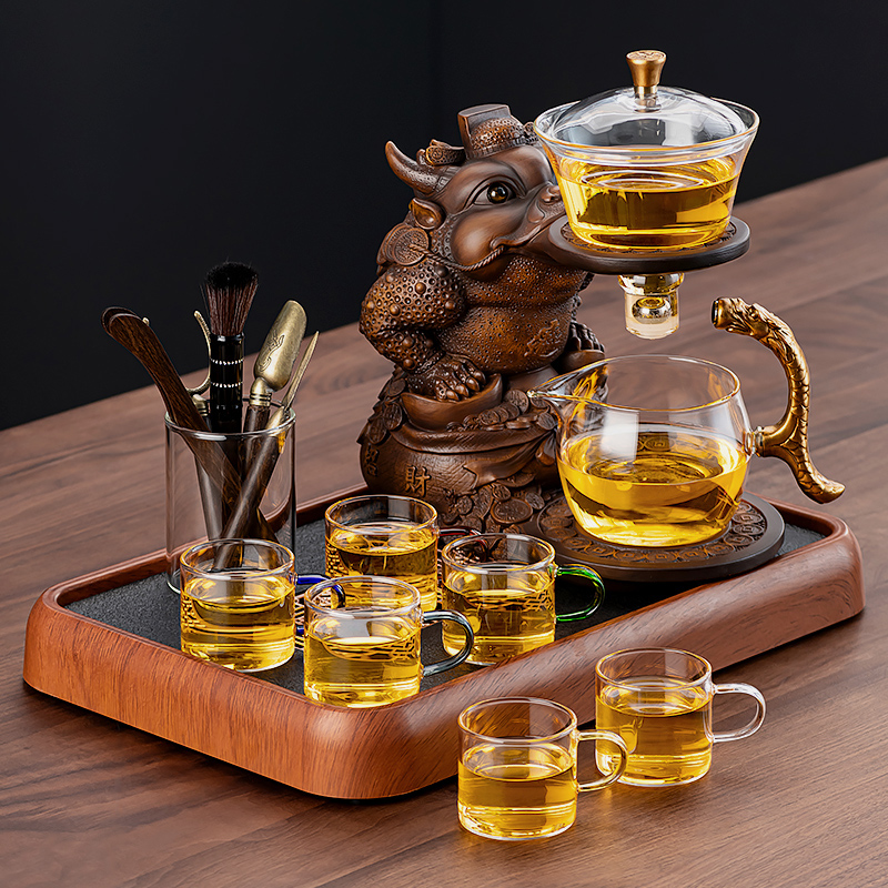 懒人茶具泡茶专用自动功夫茶壶家用磁吸泡茶器套装2025新款送长辈