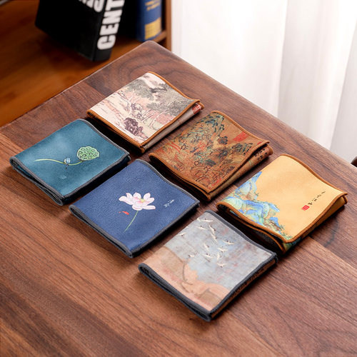 正扬2025新款加厚手工茶巾