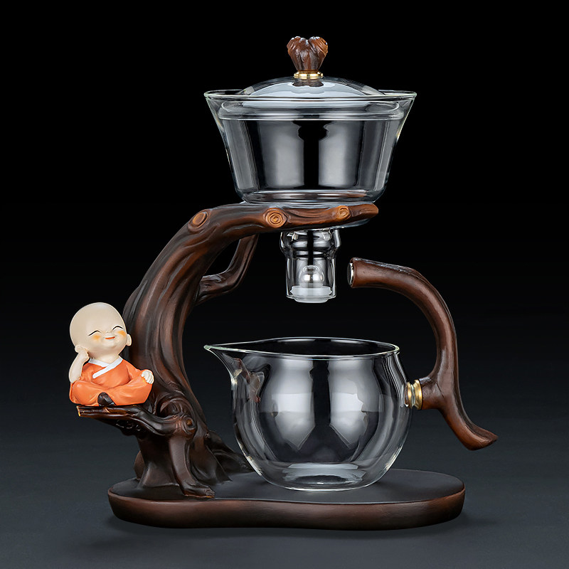 茶壶茶漏一体泡茶神器高档泡茶器茶水滤茶器分离茶滤玻璃茶具配件