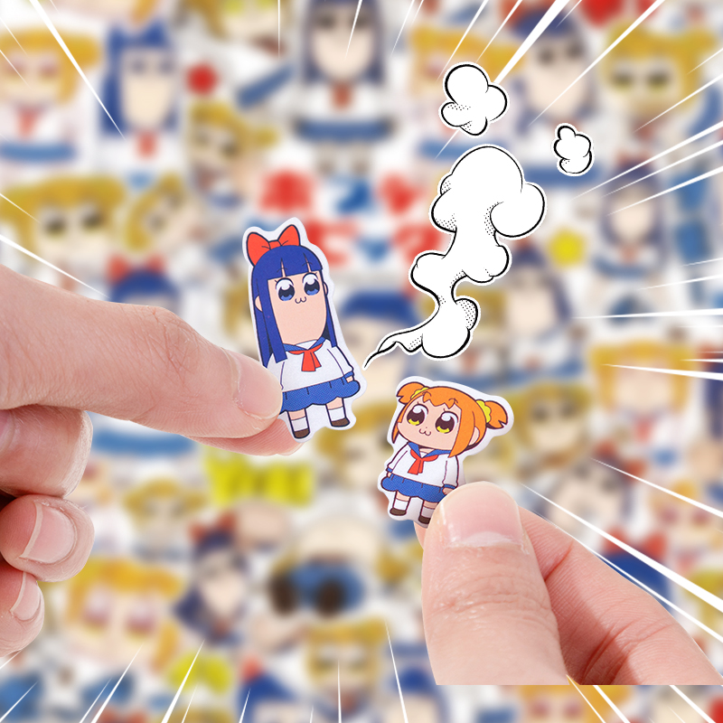 歪瓜出品pop子和pipi美人物贴纸