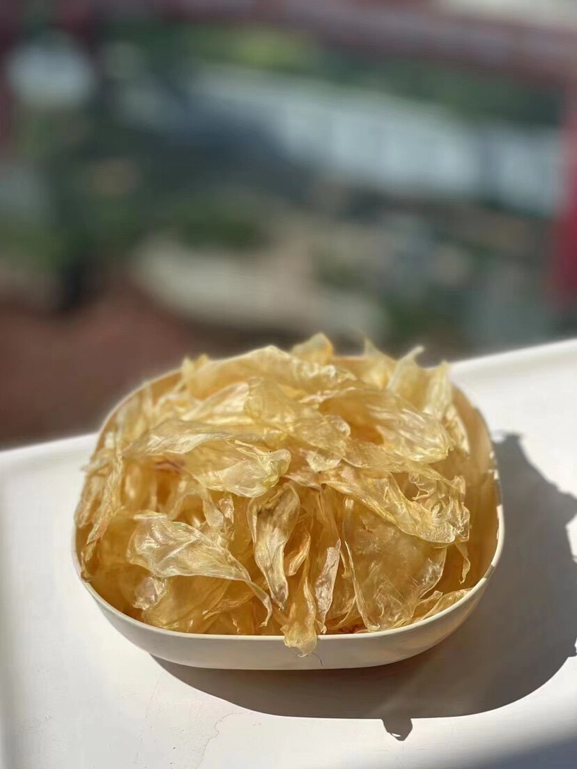 500g竹叶胶安南胶鱼胶花胶日常滋补小孩老人炒菜炖汤奶冻胶原蛋白