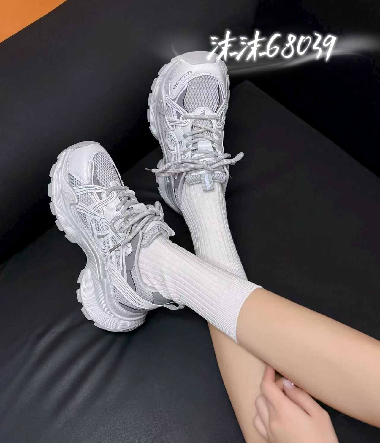 沫沫女鞋2026早春新款真皮厚底老爹鞋百搭时尚休闲鞋运动鞋女单鞋