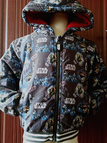 断码男童星战starwar短装连帽