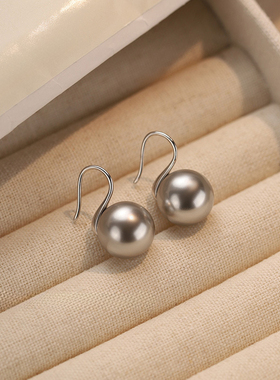 12-13mm高级灰高跟鞋耳钩ESB404