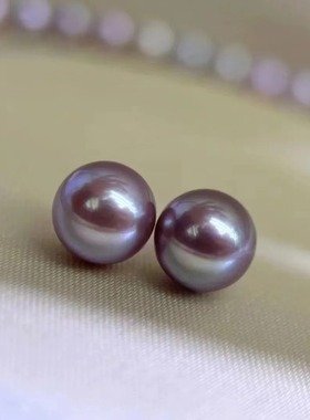 8-9mm紫色耳钉ESA607