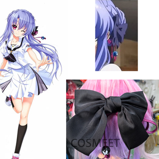 COSMEET 夏日口袋 空门苍 头饰发夹蝴蝶结 饰品发饰COS道具配饰