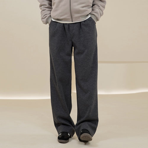 烦恼的Octopusl冬季直筒毛呢长裤