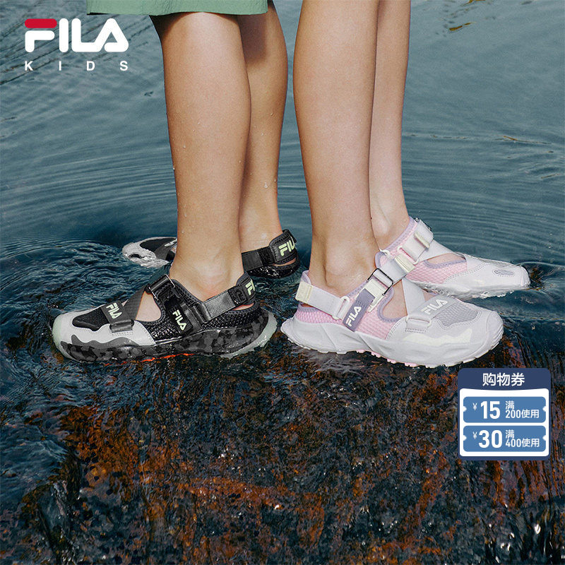 萤火虫|FILA斐乐儿童童鞋溯溪凉鞋夏季新款男女童中大童运动鞋子