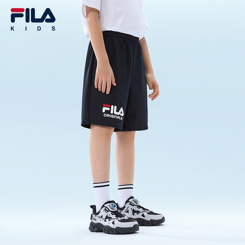 FILA斐乐男童女童针织五分裤