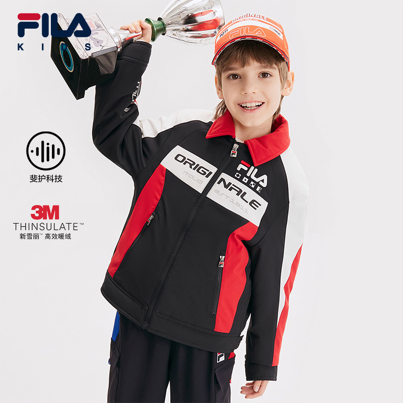 FILA斐乐男大童休闲棉服