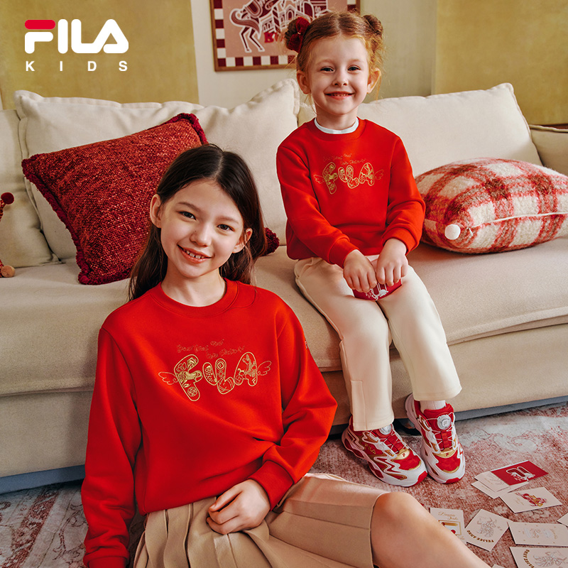 FILA斐乐小童套头卫衣