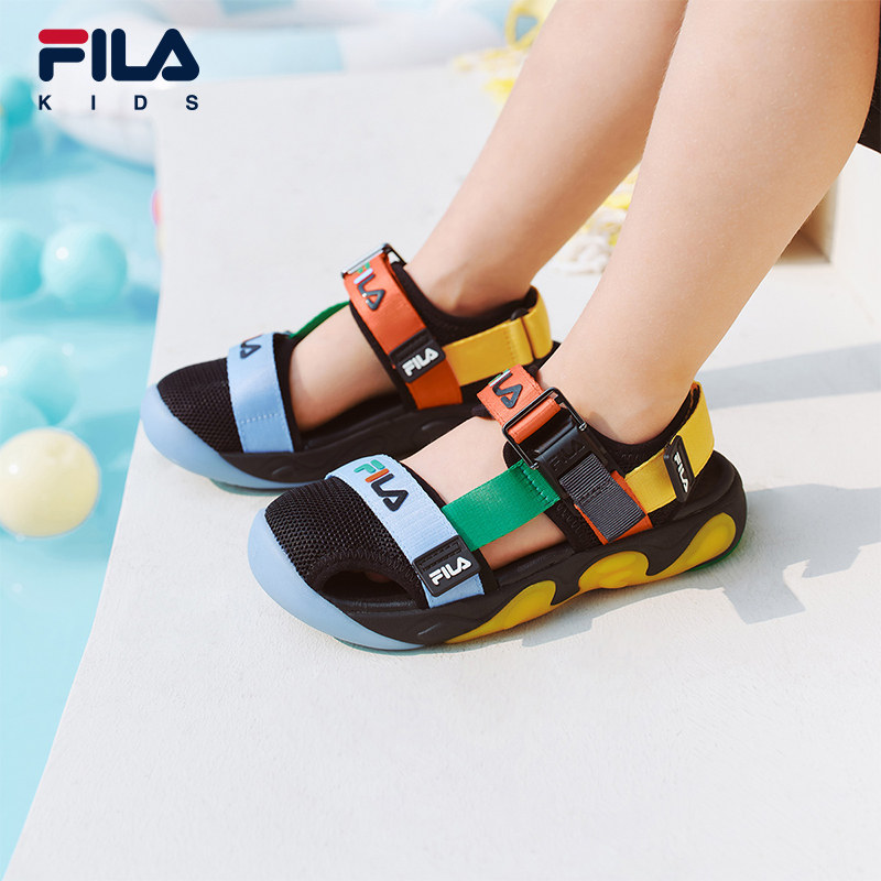 琥珀凉鞋|FILA斐乐儿童童鞋运动鞋子2026夏季新款男女小童灯