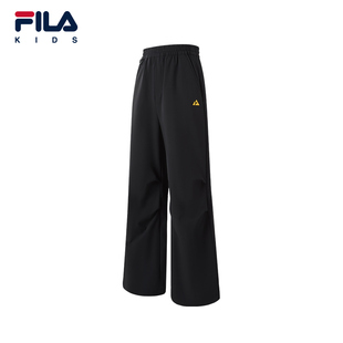FILA斐乐儿童童装长裤2026年夏季新款男童中大童户外工装直筒裤子