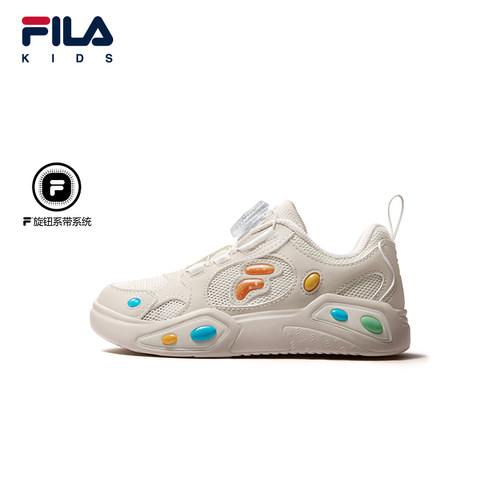 糖豆|FILA斐乐儿童童鞋休闲鞋2026秋季新款男女小童板鞋小白鞋