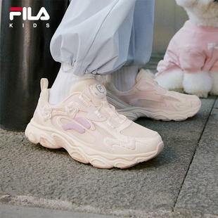 松果|FILA斐乐儿童童鞋跑步鞋2026夏季新款男女童透气运动鞋子