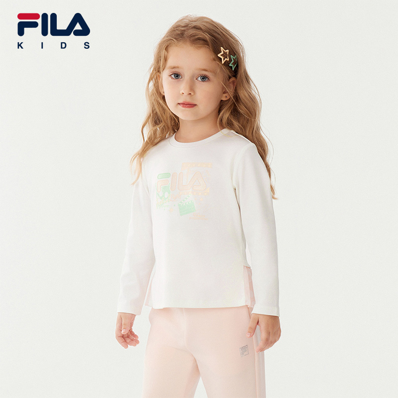 FILA斐乐女小童长袖T恤