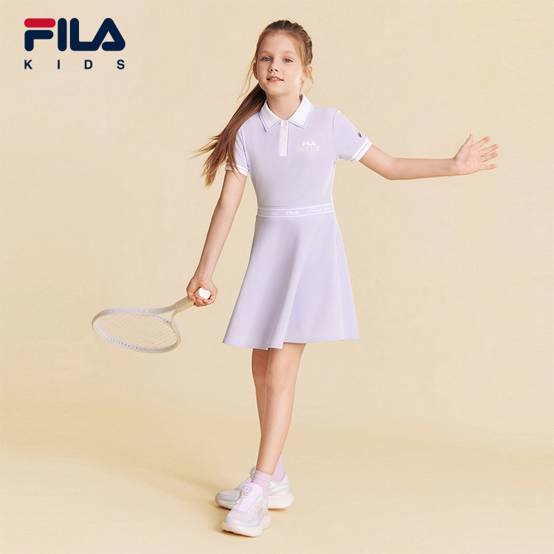 FILA斐乐女童针织连衣裙图片