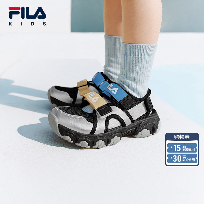 猫爪|FILA斐乐儿童童鞋凉鞋2026夏季新款男女童防滑运动鞋子