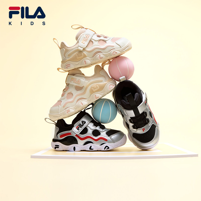 FILA斐乐男童女童经典篮球鞋