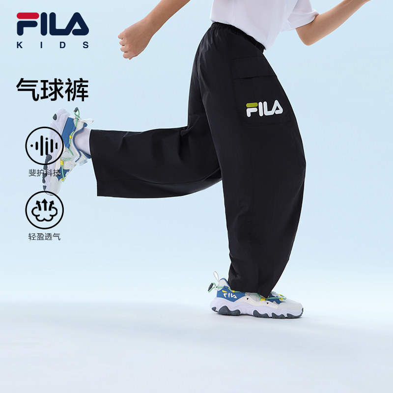 FILA斐乐男童梭织长裤图片