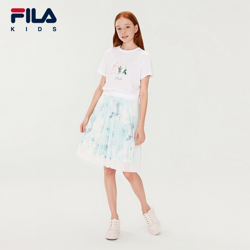 FILA斐乐女中大童针织连衣裙