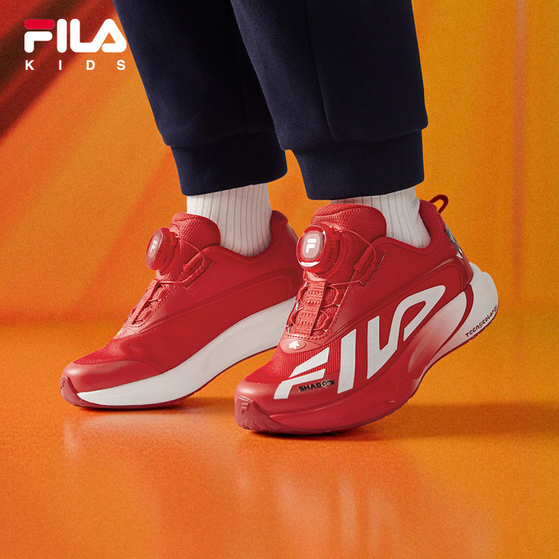 FILA×SONIC斐乐儿童童鞋跑鞋2026春季新年红色男童运动鞋子超跑6,童鞋/婴儿鞋/亲子鞋,运动鞋,淘宝优惠券,粉丝福利购,淘宝优惠卷