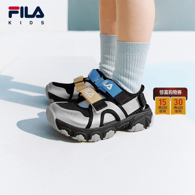 猫爪|FILA斐乐儿童童鞋凉鞋2026夏季新款男女童防滑运动鞋子