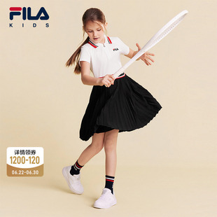 【苏珊裙】FILA斐乐儿童童装裙子2026夏季新款女中大童网球连衣裙