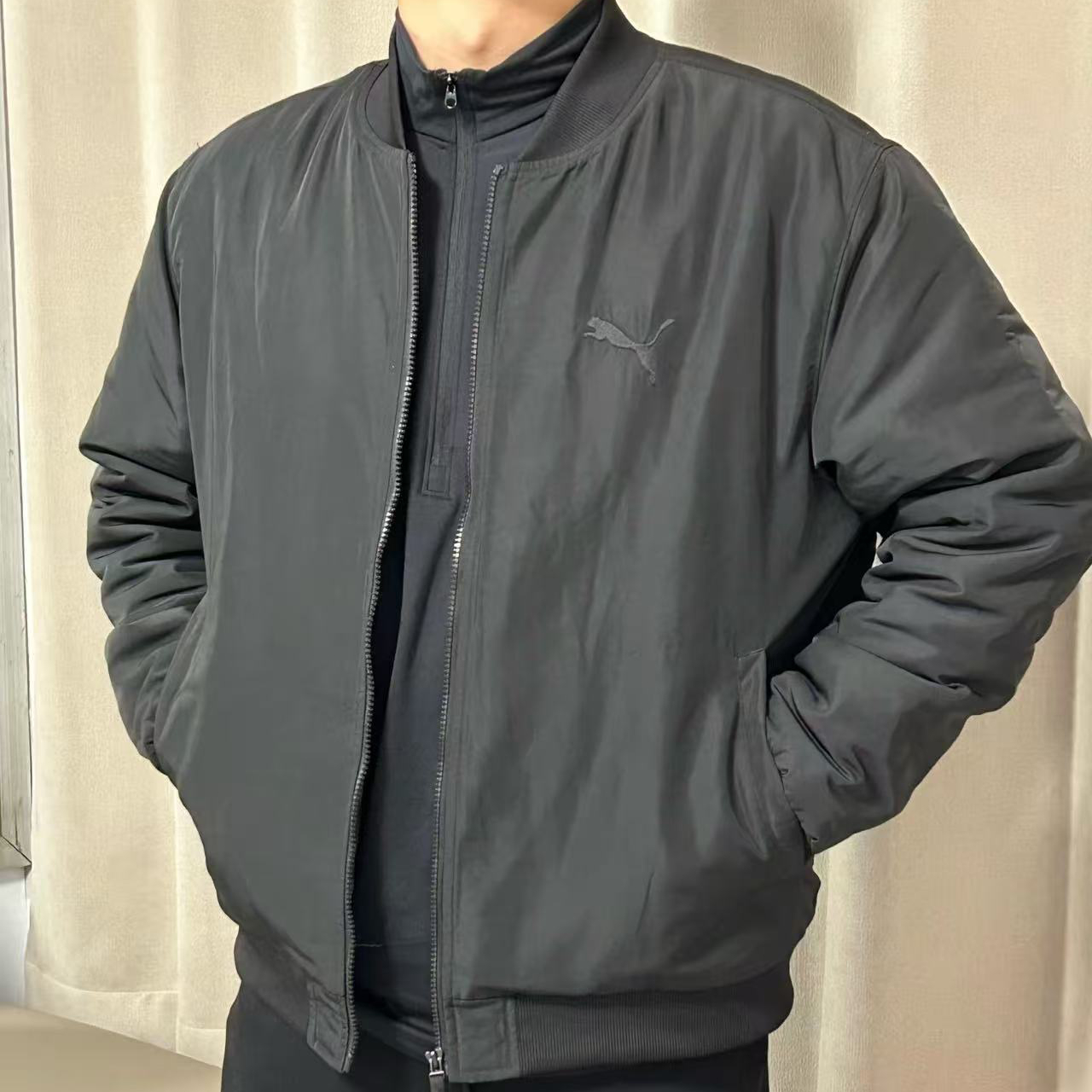 PUMA彪马男女同款秋冬新款经典棉服运动休闲夹克外套棒球服685352