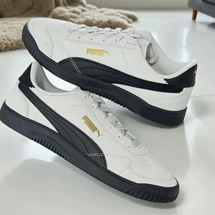 复古足球风休闲板鞋 德训鞋 CLUB397450 薄底T头鞋 PUMA彪马男女同款