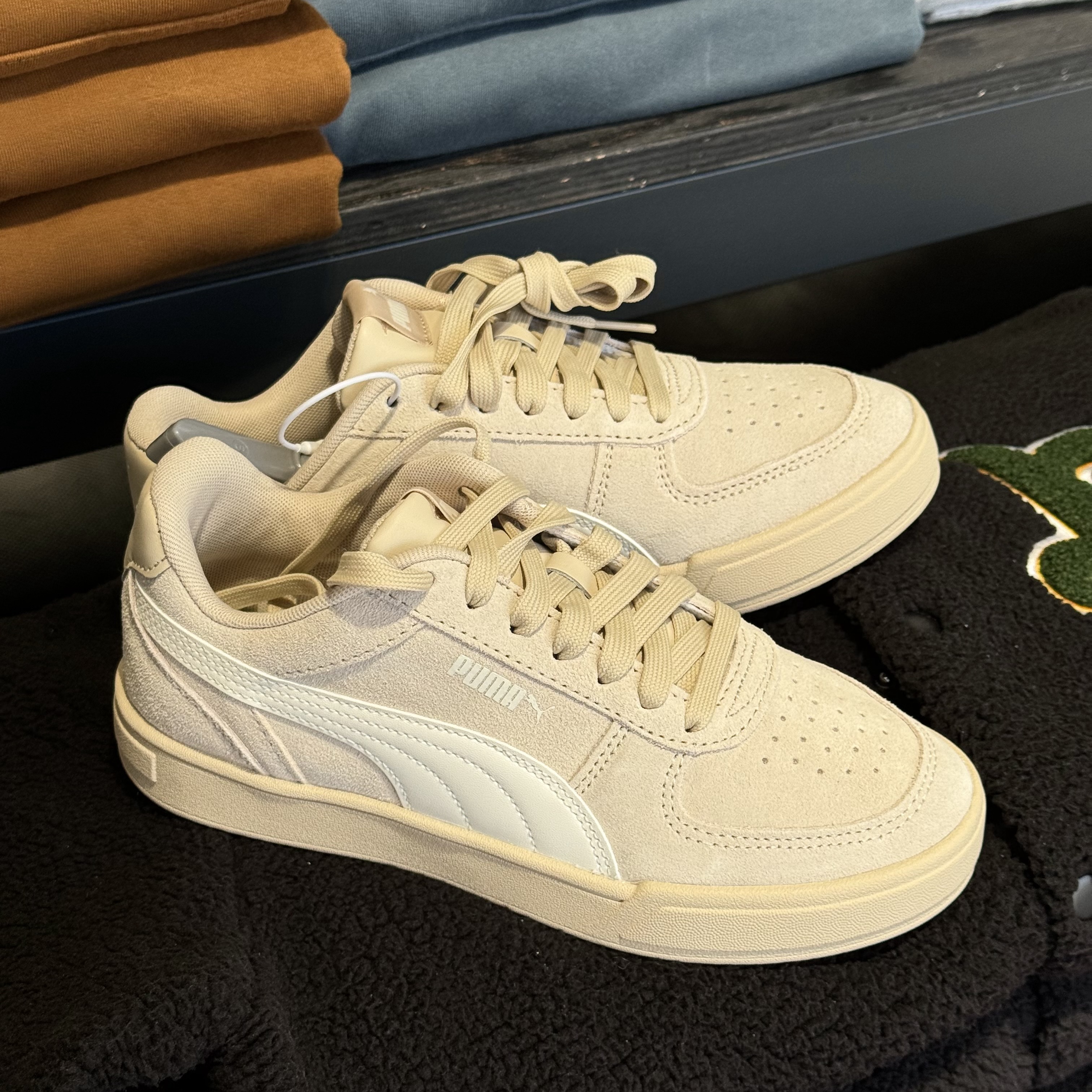 彪马PUMA男女复古翻毛皮板鞋