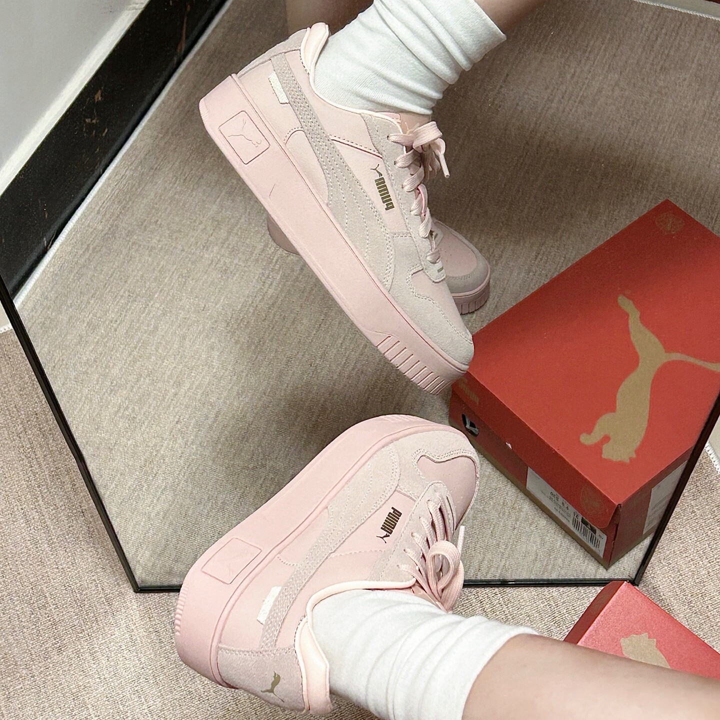 PUMA彪马女子复古增高板鞋图片