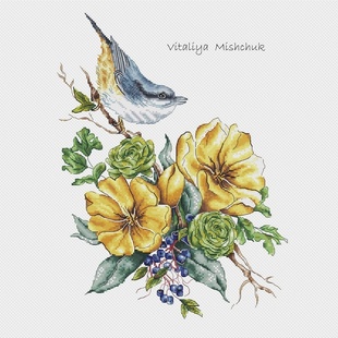 弹弹十字绣 D0799夏日颂歌 自配DMC线/R线十字绣套件非印花