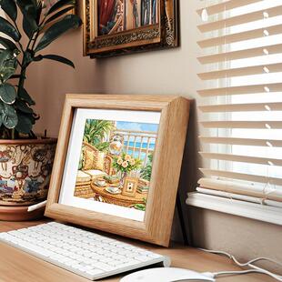 COLOR MASH原创插画学生宿舍装饰画酒吧咖啡馆装饰画-温馨下午茶