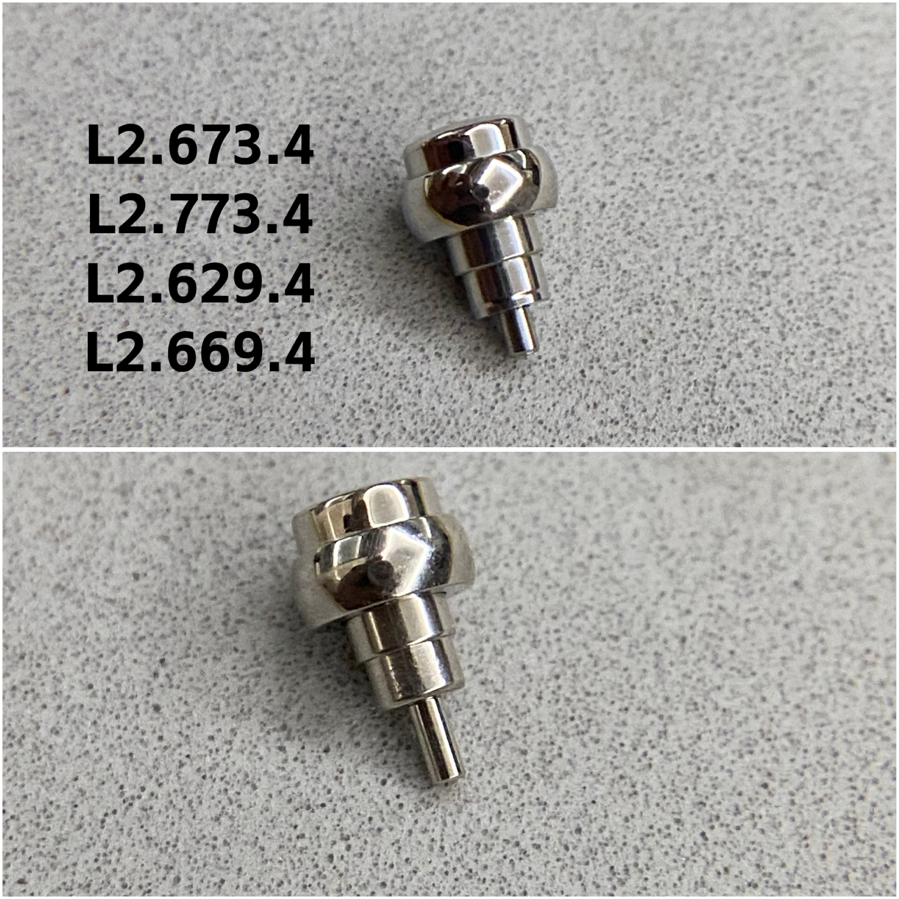 适用浪琴按钮名匠L2.673/L2.773/L2.629/L2.669计时按钮按键配件