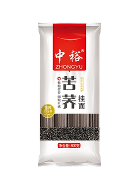 中裕苦荞面条600g粗粮