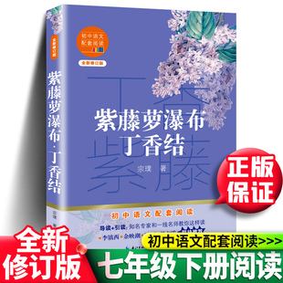 丁香結(jié) 紫藤蘿瀑布 包郵 兒童文學(xué)作品 初中語文配套閱讀 小學(xué)生二三四五年級(jí)校園課外閱讀書籍書目 宗璞著 正版