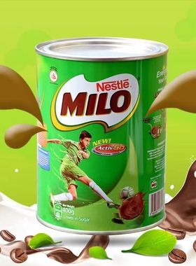 美禄MILO营养早餐麦芽可可粉冲饮热巧克力味饮品400g新加坡版进口