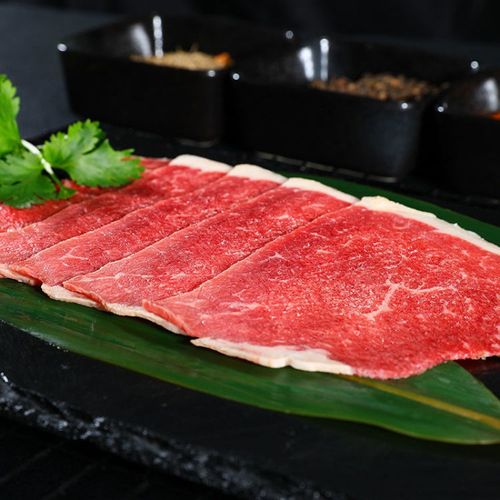 【包邮】速冻牛前腿眼肉(保乐肩)切片1.5mm1kg*1火锅涮肉