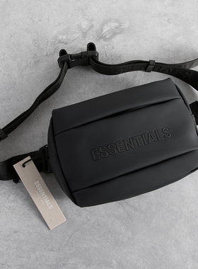 潮牌ESSENTIALS单肩包皮质休闲时尚胸包多功能单肩包FOG腰包挎包