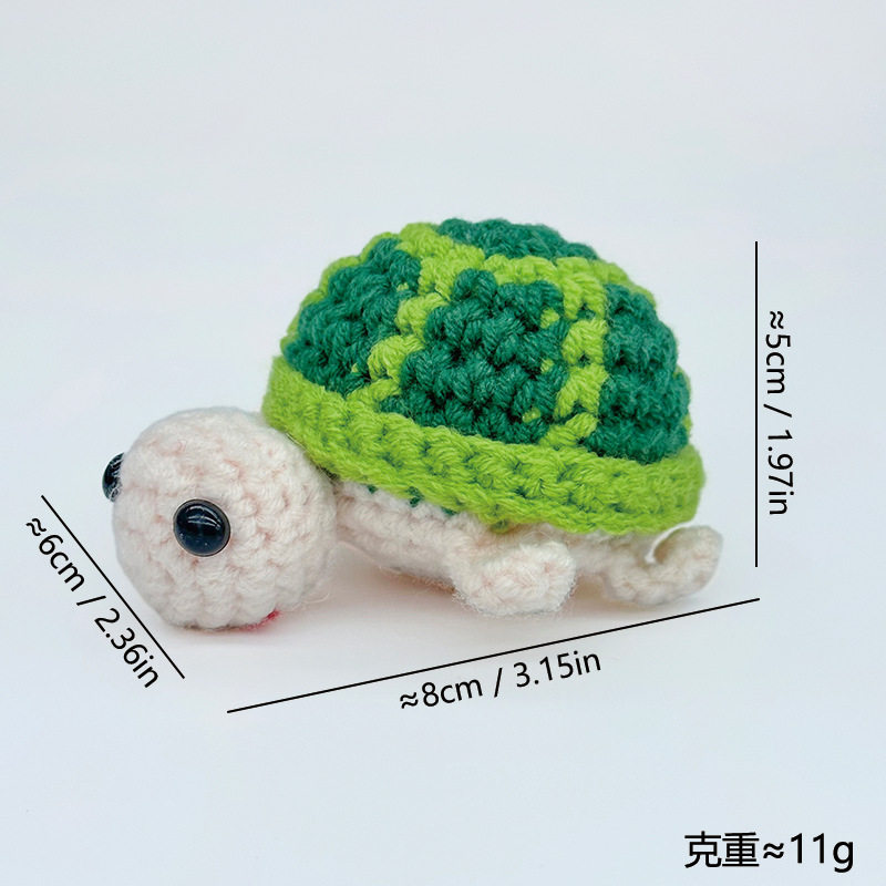 Hand-knitted woolen plush toys, emotional support, positive energy, potato, penguin, pea gifts, crocheted toy ornaments thumbnail 5